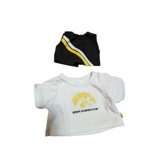 Build a Bear Iowa Hawkeyes cheer top and t shirt